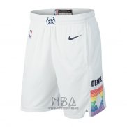 Pantalone Denver Nuggets Ciudad Edition Blanco