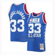 Camiseta All Star 1985 Kareem Abdul-Jabbar NO 33 Azul