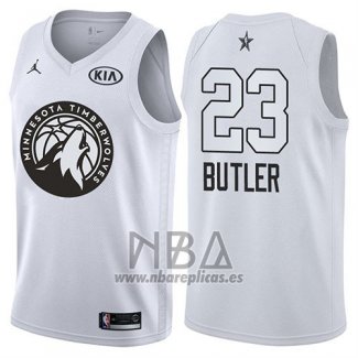 Camiseta All Star 2018 Minnesota Timberwolves Jimmy Butler NO 23 Blanco