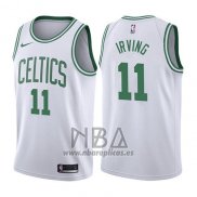 Camiseta Boston Celtics Kyrie Irving NO 11 2017-18 Blanco