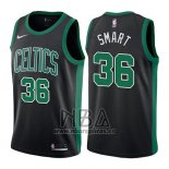 Camiseta Boston Celtics Marcus Smart NO 36 Statement 2017-18 Negro