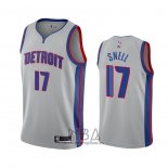 Camiseta Detroit Pistons Tony Snell NO 17 Statement 2020-21 Gris