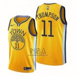 Camiseta Golden State Warriors Klay Thompson NO 11 Earned Amarillo