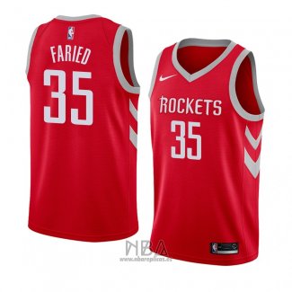 Camiseta Houston Rockets Kenneth Faried NO 35 Icon 2018 Rojo