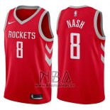 Camiseta Houston Rockets Le'bryan Nash NO 8 2017-18 Rojo