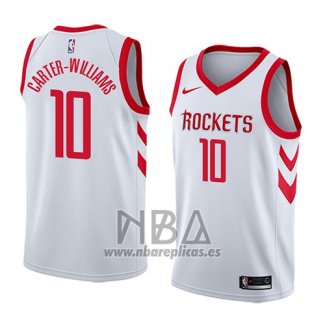 Camiseta Houston Rockets Michael Carter-williams NO 10 Association 2018 Blanco