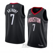 Camiseta Houston Rocketst Carmelo Anthony NO 7 Statement 2018 Negro