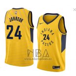 Camiseta Indiana Pacers Alize Johnson NO 24 Statement 2018 Amarillo