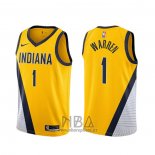 Camiseta Indiana Pacers T.j. Warren NO 1 Statement 2019-20 Amarillo