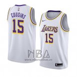 Camiseta Los Angeles Lakers Demarcus Cousins NO 15 Association 2019-20 Blanco