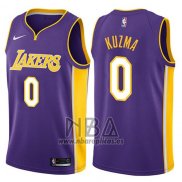 Camiseta Los Angeles Lakers Kyle Kuzma NO 0 Statement 2018 Violeta