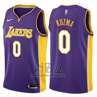 Camiseta Los Angeles Lakers Kyle Kuzma NO 0 Statement 2018 Violeta