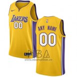 Camiseta Los Angeles Lakers Personalizada 2017-18 Amarillo