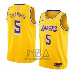 Camiseta Los Angeles Lakers Tyson Chandler NO 5 Icon 2018-19 Oro