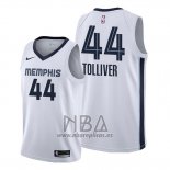 Camiseta Memphis Grizzlies Anthony Tolliver NO 44 Association 2020 Blanco