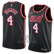 Camiseta Miami Heat Aj Hammons NO 4 Classic 2018 Negro