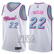 Camiseta Miami Heat Jimmy Butler NO 22 Ciudad 2019 Blanco