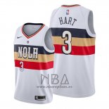 Camiseta New Orleans Pelicans Josh Hart NO 3 Earned Blanco