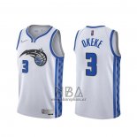 Camiseta Orlando Magic Chuma Okeke NO 3 Earned 2020-21 Blanco