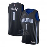 Camiseta Orlando Magic Jonathan Isaac NO 1 Icon 2020-21 Negro