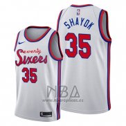 Camiseta Philadelphia 76ers Marial Shayok NO 35 Classic 2019-20 Blanco