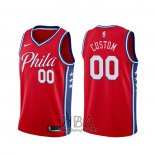 Camiseta Philadelphia 76ers Personalizada Statement 2019-20 Rojo