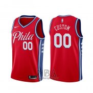 Camiseta Philadelphia 76ers Personalizada Statement 2019-20 Rojo