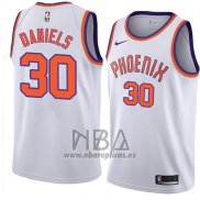 Camiseta Phoenix Suns Troy Daniels NO 30 Hardwood Classic 2018 Blanco