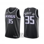 Camiseta Sacramento Kings Marvin Bagley III NO 35 Statement Negro