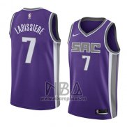 Camiseta Sacramento Kings Skal Labissiere NO 7 Icon 2018 Violeta