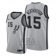 Camiseta San Antonio Spurs Quinndary Weatherspoon NO 15 Statement 2019-20 Gris