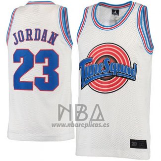 Camiseta Tune Squad Michael Jordan NO 23 Blanco