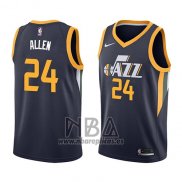 Camiseta Utah Jazz Grayson Allen NO 24 Icon 2018 Azul