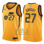 Camiseta Utah Jazz Rudy Gobert NO 27 Statement 2017-18 Amarillo