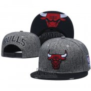 Gorra Chicago Bulls Rojo Gris2