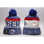 Gorro Beanie Philadelphia 76ers Blanco Azul