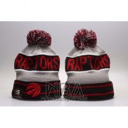 Gorro Beanie Toronto Raptors Negro Gris Rojo