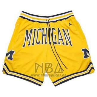 Pantalone Air Jordan Just Don NCAA Michigan Amarillo