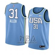 Camiseta 2019 Rising Star Jarrett Allen NO 31 World Azul