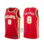 Camiseta Atlanta Hawks Danilo Gallinari NO 8 Icon 2020-21 Rojo