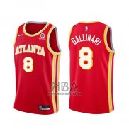 Camiseta Atlanta Hawks Danilo Gallinari NO 8 Icon 2020-21 Rojo