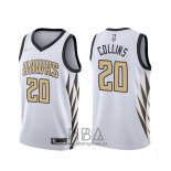 Camiseta Atlanta Hawks John Collins NO 20 Ciudad Blanco