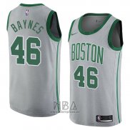 Camiseta Boston Celtics Aron Baynes NO 46 Ciudad 2018 Gris