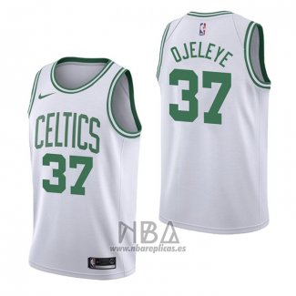 Camiseta Boston Celtics Semi Ojeleye NO 37 Association Blanco