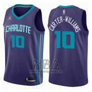 Camiseta Charlotte Hornets Michael Carter-Williams NO 10 Statement 2017-18 Violeta