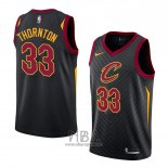 Camiseta Cleveland Cavaliers Marcus Thornton NO 33 Statement 2018 Negro