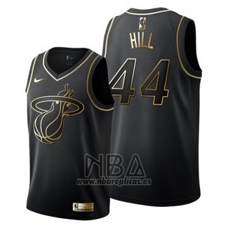 Camiseta Golden Edition Miami Heat Solomon Hill NO 44 2019-20 Negro