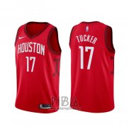 Camiseta Houston Rockets P.j. Tucker NO 17 Earned Rojo