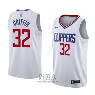 Camiseta Los Angeles Clippers Blake Griffin NO 32 Association 2018 Blanco