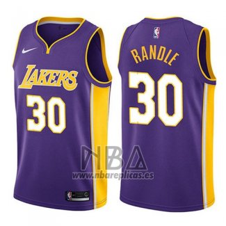 Camiseta Los Angeles Lakers Julius Randle NO 30 Statement 2017-18 Violeta